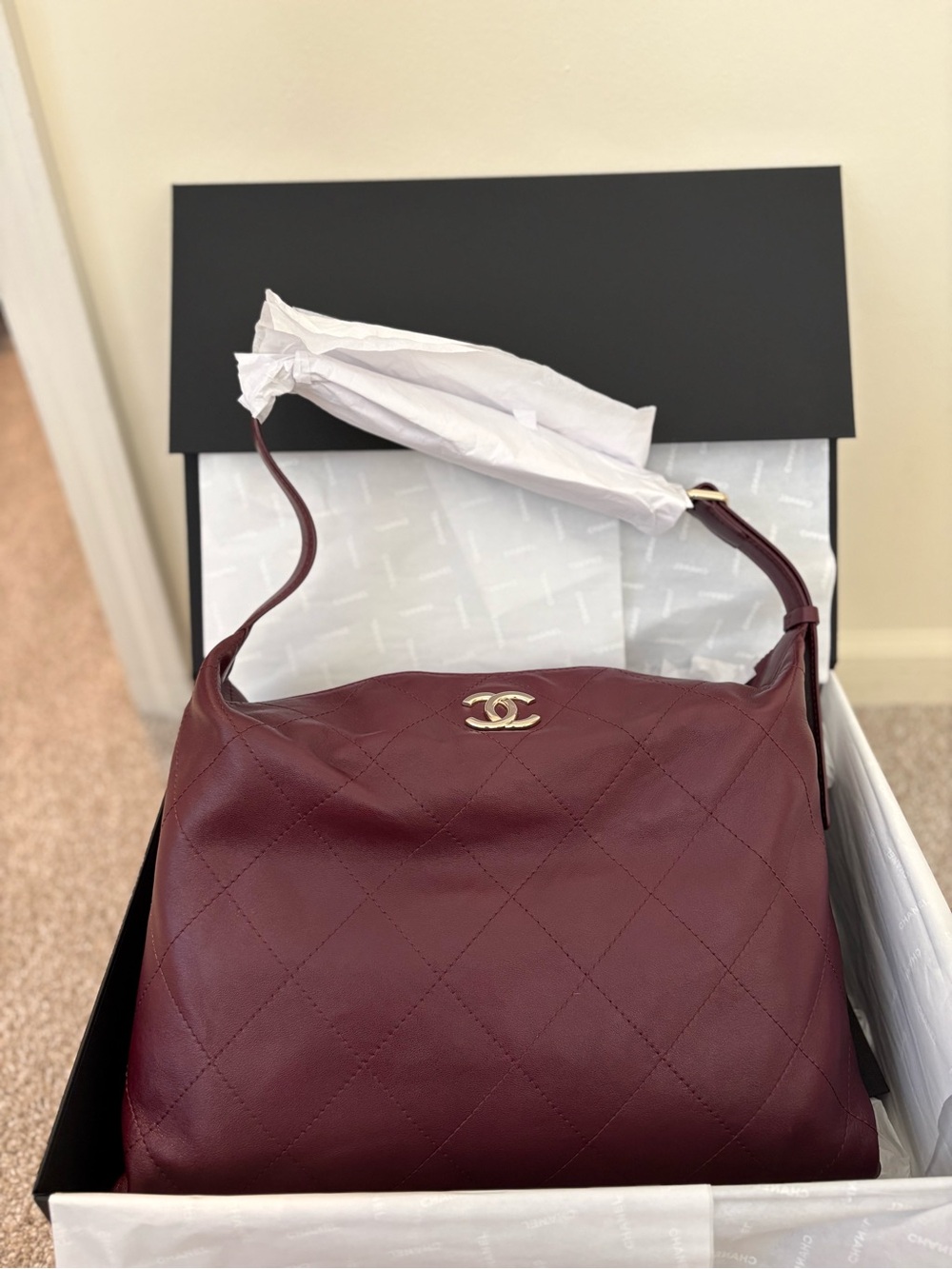 Chanel large hobo